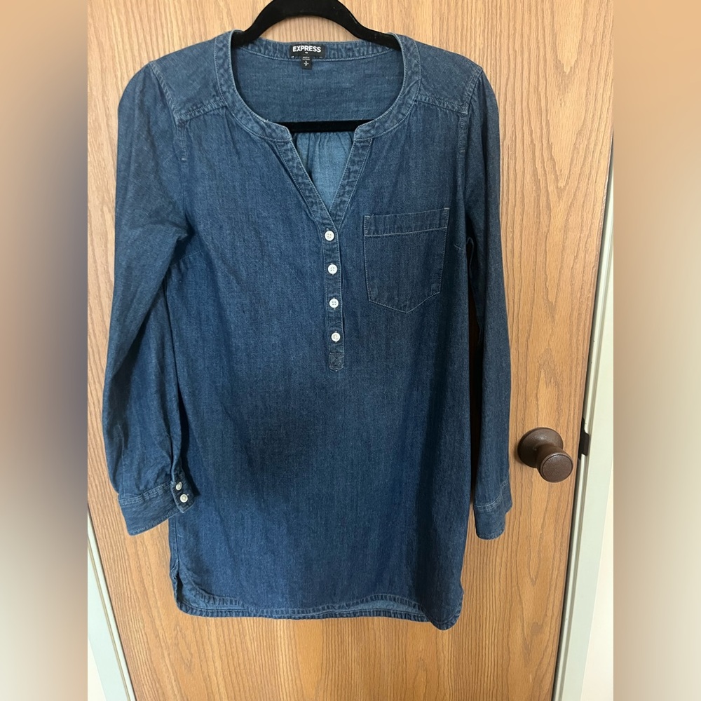 Express denim dress